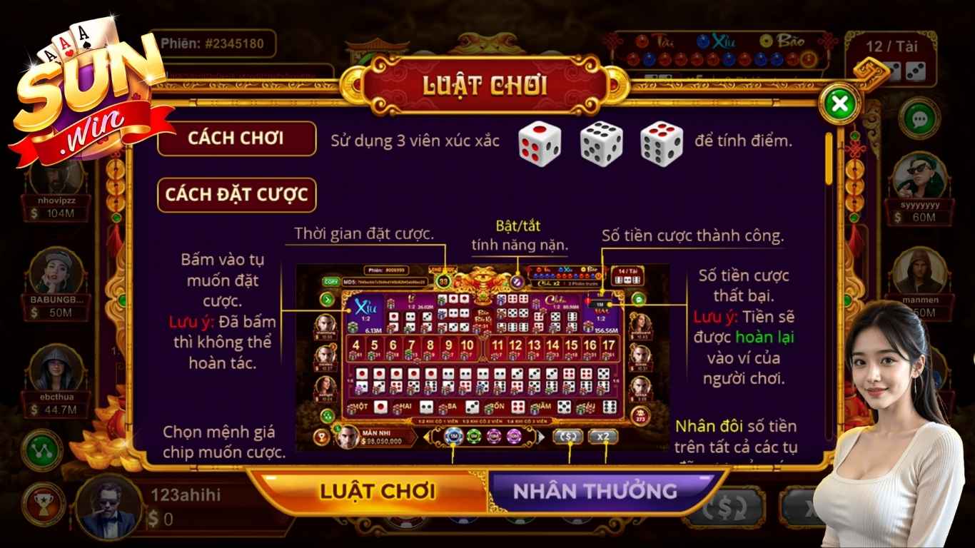 Quy luật đánh Sicbo Sunwin